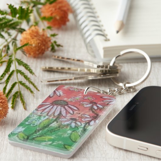 Conefloer Sleutelhanger (Voorkant Rechts)