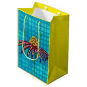 conefloergeschenktas medium cadeauzakje (Voorkant Gekanteld)