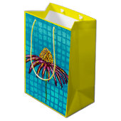 conefloergeschenktas medium cadeauzakje (Achterkant Gekanteld)