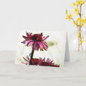 Conefloerkunst Kaart (Gele Bloem)