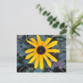 Coneflower 1 - educatief brainfart briefkaart (Staand voorkant)