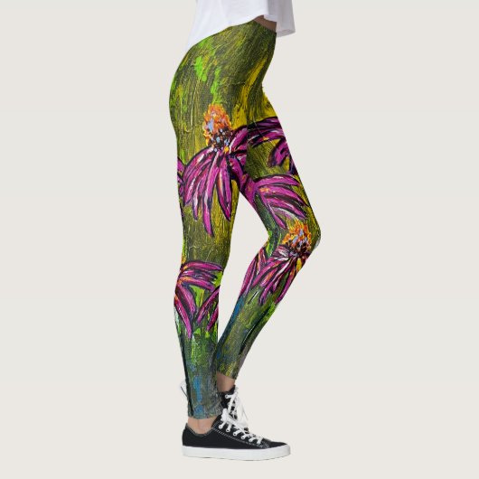 Coneflower Abstracte leggings (Rechts)