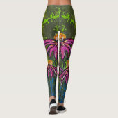 Coneflower Abstracte leggings (Achterkant)