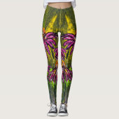 Coneflower Abstracte leggings (Voorkant)