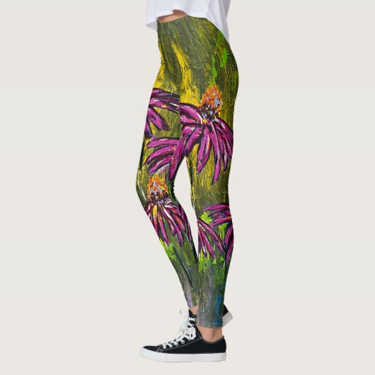 Coneflower Abstracte leggings (Links)