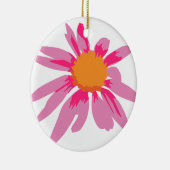 CONEFLOWER BLOSSOM [2 lichtroze] Keramisch Ornament (Rechts)
