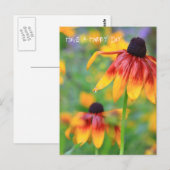 Coneflower Briefkaart (Voorkant / Achterkant)