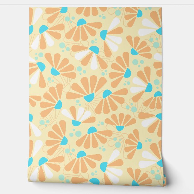 Coneflower Confetti op eierschaal Behang (Afrollen)