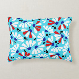 Coneflower Confetti op Tropical Blue Accent Kussen