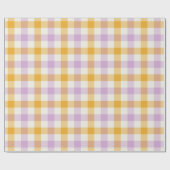 Coneflower Gingham - Inpakpapier (Vlak)