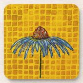 Coneflower Hard plastic onderzetter (Voorkant)