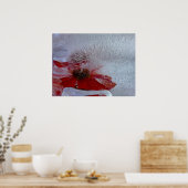 Coneflower in Ice, Poster (Keuken)