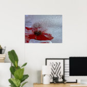 Coneflower in Ice, Poster (Thuiskantoor)