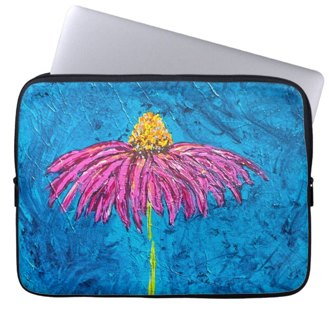 Coneflower Lap Top Bag Laptop Sleeve (Voorkant)