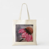 Coneflower Notes & Dragonfly dromen Tote Bag (Achterkant)