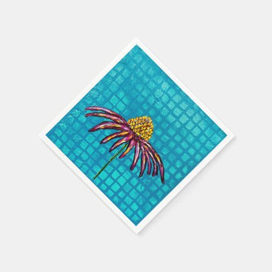 Coneflower papieren servetten (Hoek)