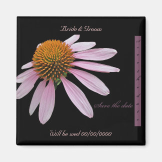 Coneflower Save the Date Magneet