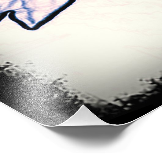 Coneflower Sketch Foto Afdruk (Hoek)