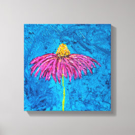 Coneflower Wrapped Canvas Print