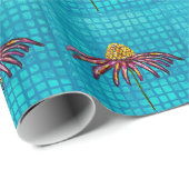 coneflower wrapping paper cadeaupapier (Rol Hoek)