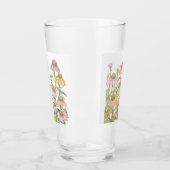 Coneflowers Floral Botanical Art Waterverf Glas (Links)