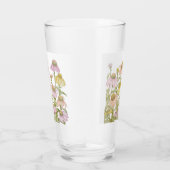 Coneflowers Floral Botanical Art Waterverf Glas (Rechts)