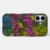 Coneflowers iPhone case (Achterkant (horizontaal))