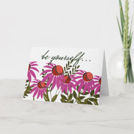 Coneflowers voor moed kaart