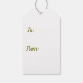 Coneflowers Waterverf Bloemen Botanische Kunst Cadeaulabel (Achterkant)