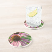 Coneflowers Zandsteen Onderzetter (Zijkant)