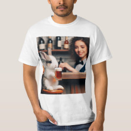 Conejo Cervecero: Diversión en la Barra T-shirt