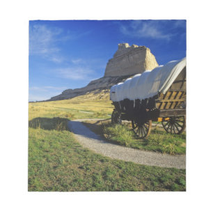 Conestoga-wagen bij Scottsbluff National Notitieblok