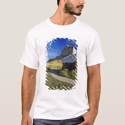 Conestoga-wagen bij Scottsbluff National T-shirt (Voorkant)
