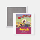 Conestoga Westerne groenten Magneet (Voorkant / Achterkant)