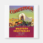 Conestoga Westerne groenten Magneet (Voorkant)