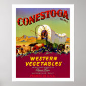 Conestoga Westerne groenten Poster (Voorkant)