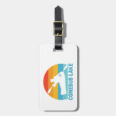 Conesus Lake New York Kayak Bagagelabel (Voorkant verticaal)