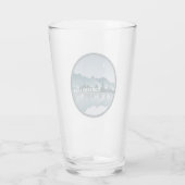 Conesus Lake New York Reflectie Glas (Achterkant)