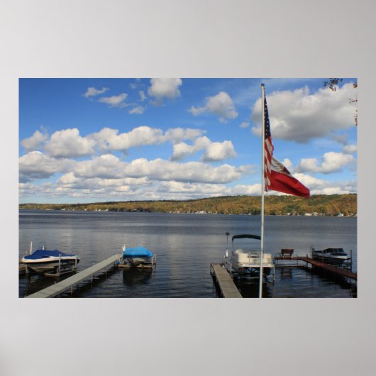 Conesus Lake Poster (Voorkant)