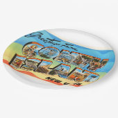 Coney Island #2 New York NY Old Travel Souvenir Papieren Bordje (Gekanteld)