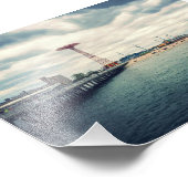 Coney Island Beach Foto Afdruk (Hoek)