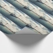 Coney Island Beach Panorama Cadeaupapier (Hoek)