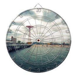 Coney Island Beach Panorama Dartbord