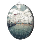 Coney Island Beach Panorama Dartbord (Voorkant Rechts)