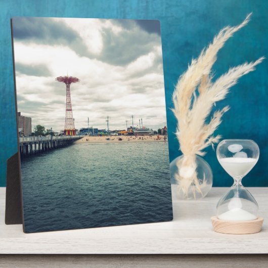 Coney Island Beach Panorama Fotoplaat (Zijkant)