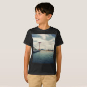 Coney Island Beach Panorama T-shirt (Voorkant volledig)