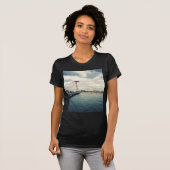 Coney Island Beach Panorama T-shirt (Voorkant volledig)