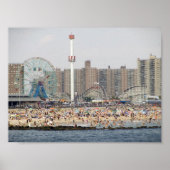 Coney Island Beach Poster (Voorkant)