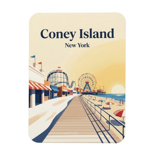Coney Island Boardwalk VS Magneet (Verticaal)