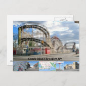 Coney Island Briefkaart (Voorkant / Achterkant)